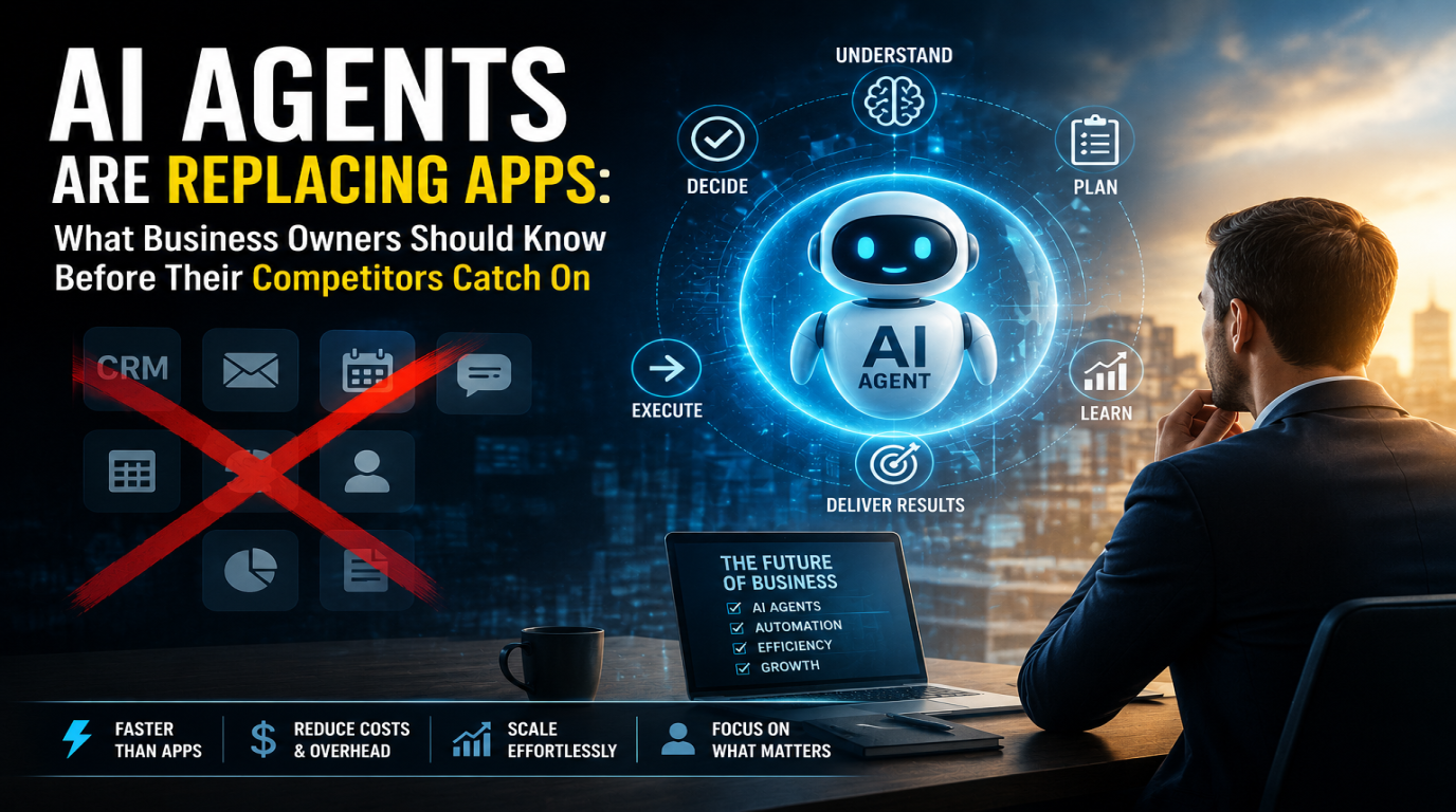 AI Agents Are Replacing Apps: What Business Owners Should Know Before Their Competitors Catch On