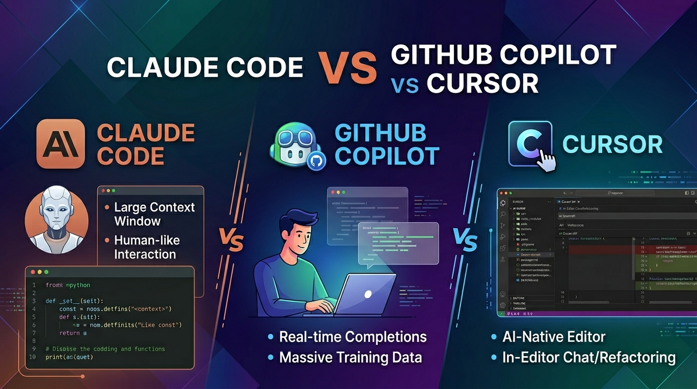 Claude Code vs GitHub Copilot vs Cursor - Which AI Coding Tool is Best in 2026
