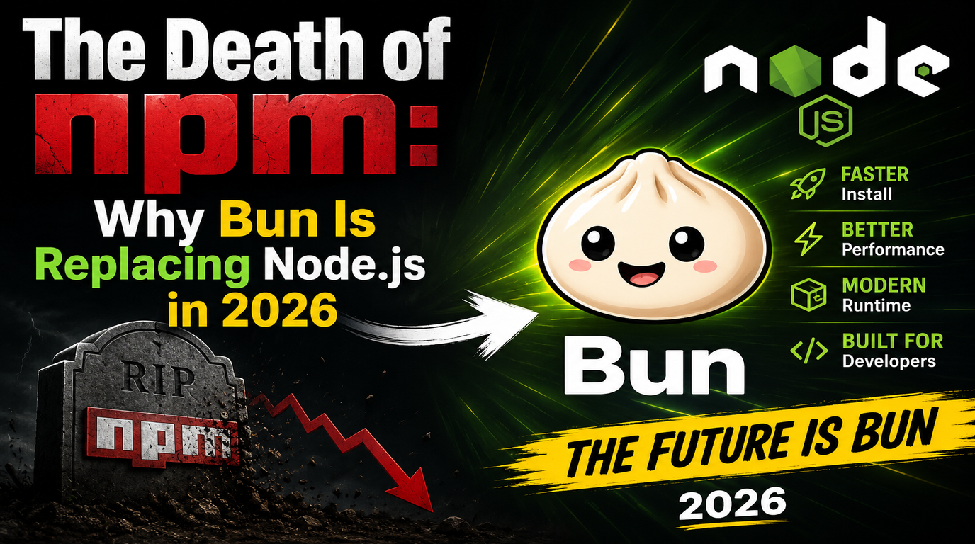 The Death of npm: Why Bun Is Replacing Node.js in 2026