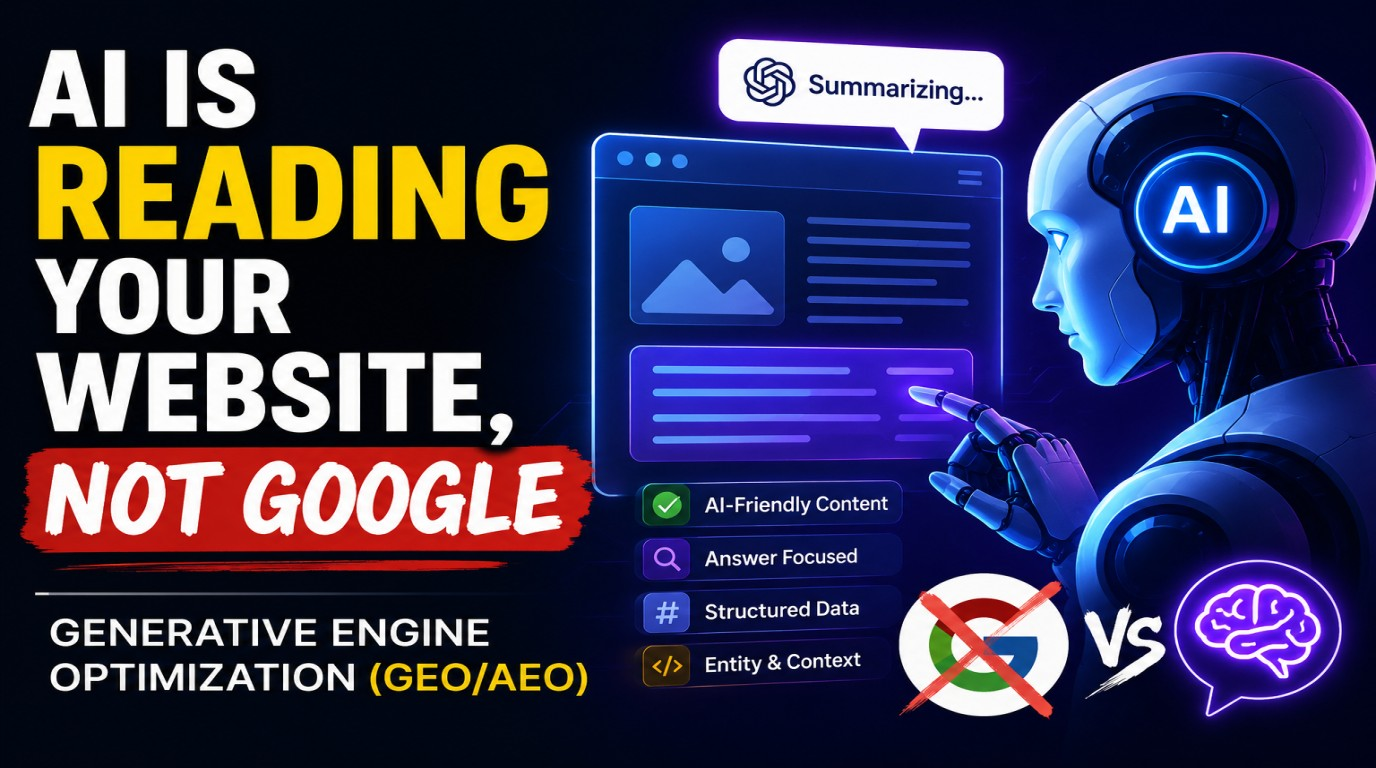 AI Is Reading Your Website, Not Google: A Practical Guide to Generative Engine Optimization